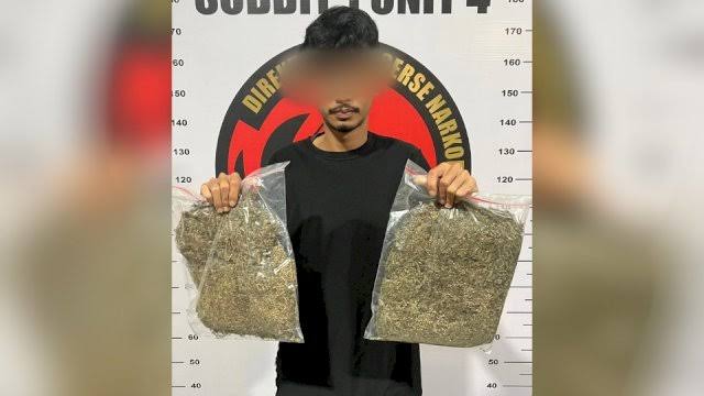 Mahasiswa Asal Lutim Ditangkap karena Bawa Ganja, Ngaku Disuruh oleh Napi Rutan Makassar 